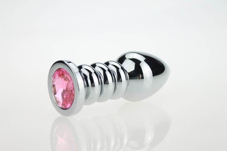 Plug Anal Metálico con Joya Caspia — Elegancia, Discrección & Placer que Brilla