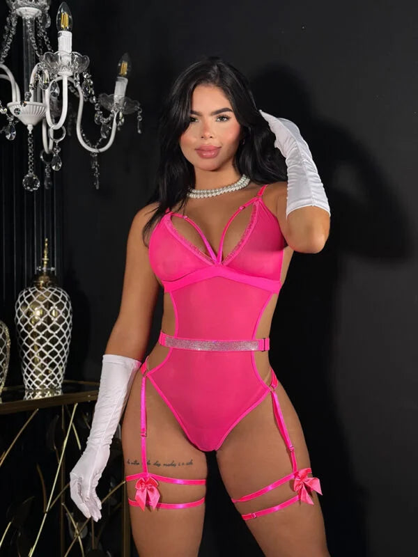 Disfraz Barbie Body Con Brillos