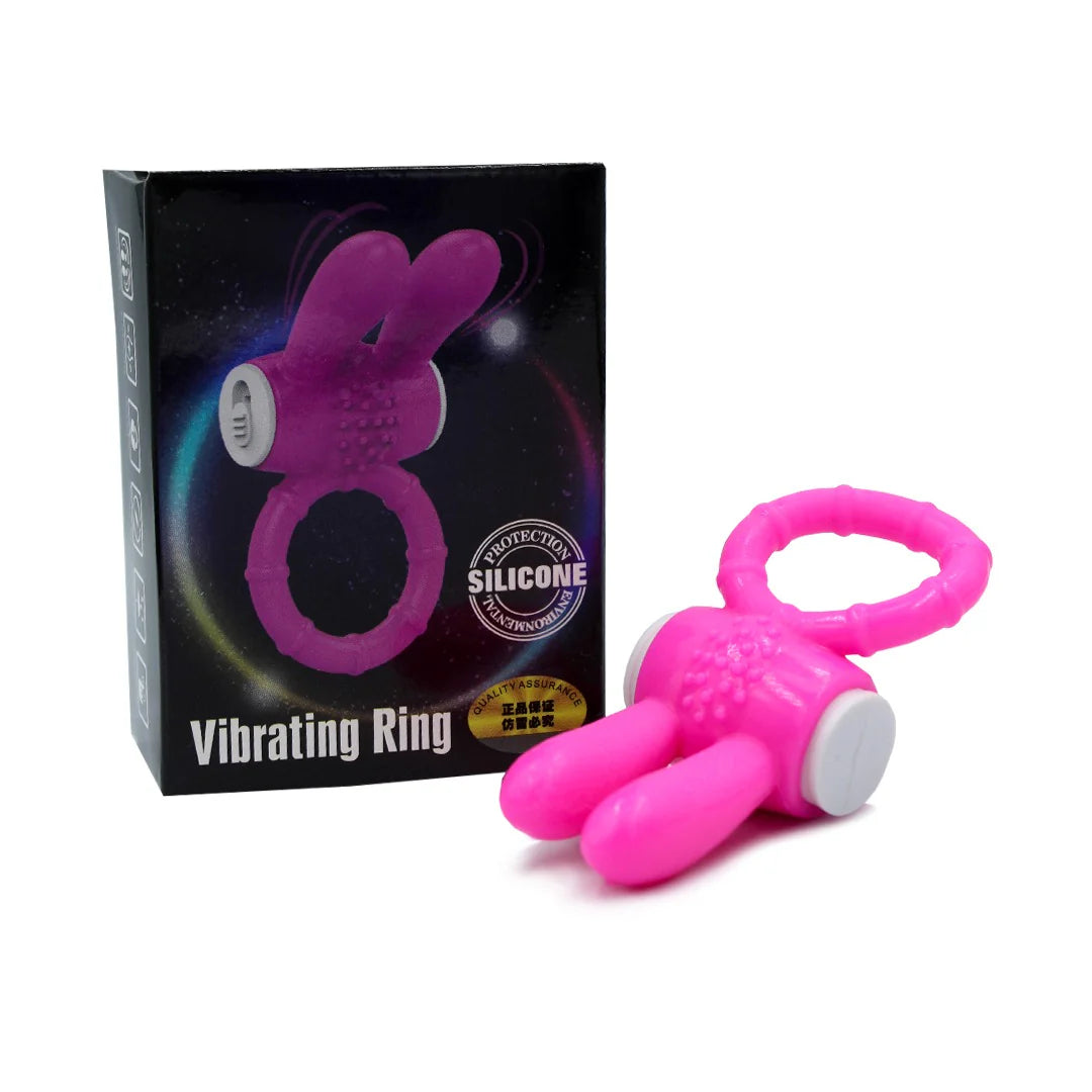 Anillo Vibrador Rabbit para Pene | Estimulador Clitorial