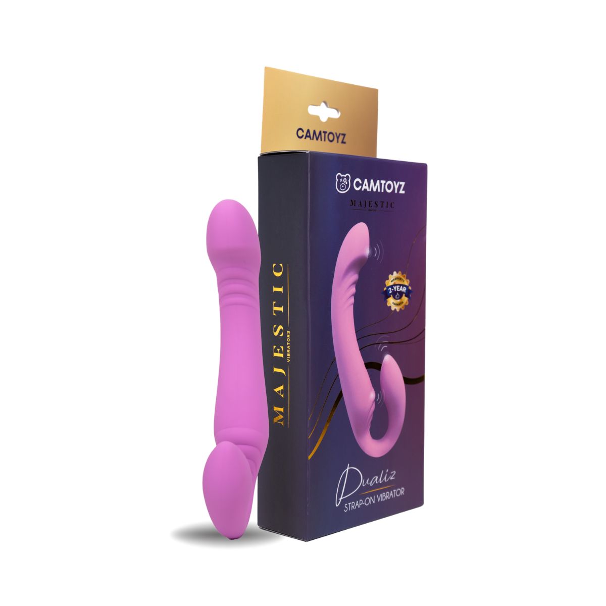 Dualiz Vibrador Strapless Strap-On Camtoyz — Triple Motor, Punto G & Clítoris Simultáneos