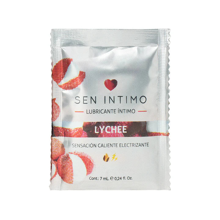 Lubricante Íntimo Lychee — Sensación Caliente Electrizante x 7ML