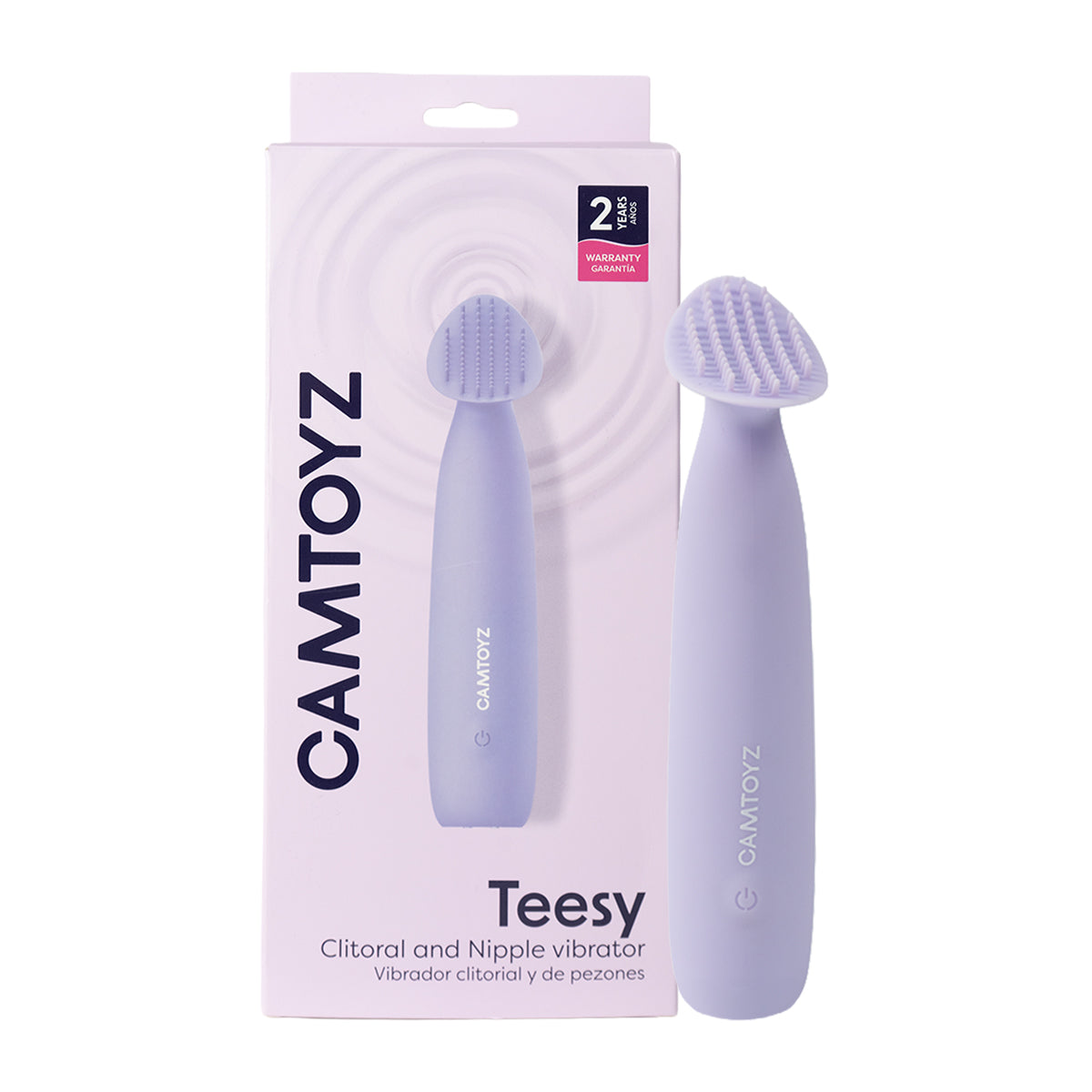 Teesy Vibrador de Clítoris y Pezones — Cerdas Suaves, 7 Modos & Placer Multizonal