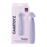 Teesy Vibrador de Clítoris y Pezones — Cerdas Suaves, 7 Modos & Placer Multizonal