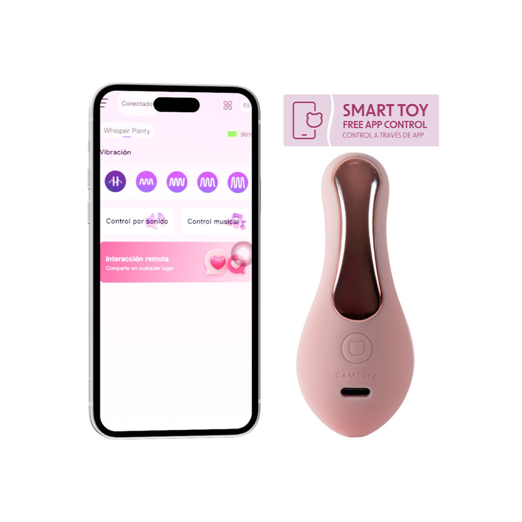 Whisper Panty Vibrador con APP | Camtoyz
