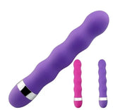 Vibrador Elsa Ondulado Vibración Gradual | Texturizado Silicona