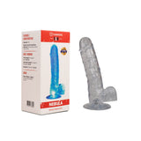 Dildo Realista Nebula Transparente 18.5 cm Raw Camtoyz | Resistente al Agua