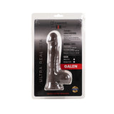 Dildo Ultra Realista Galen 19.5 cm Café — Doble Capa & Tacto Natural
