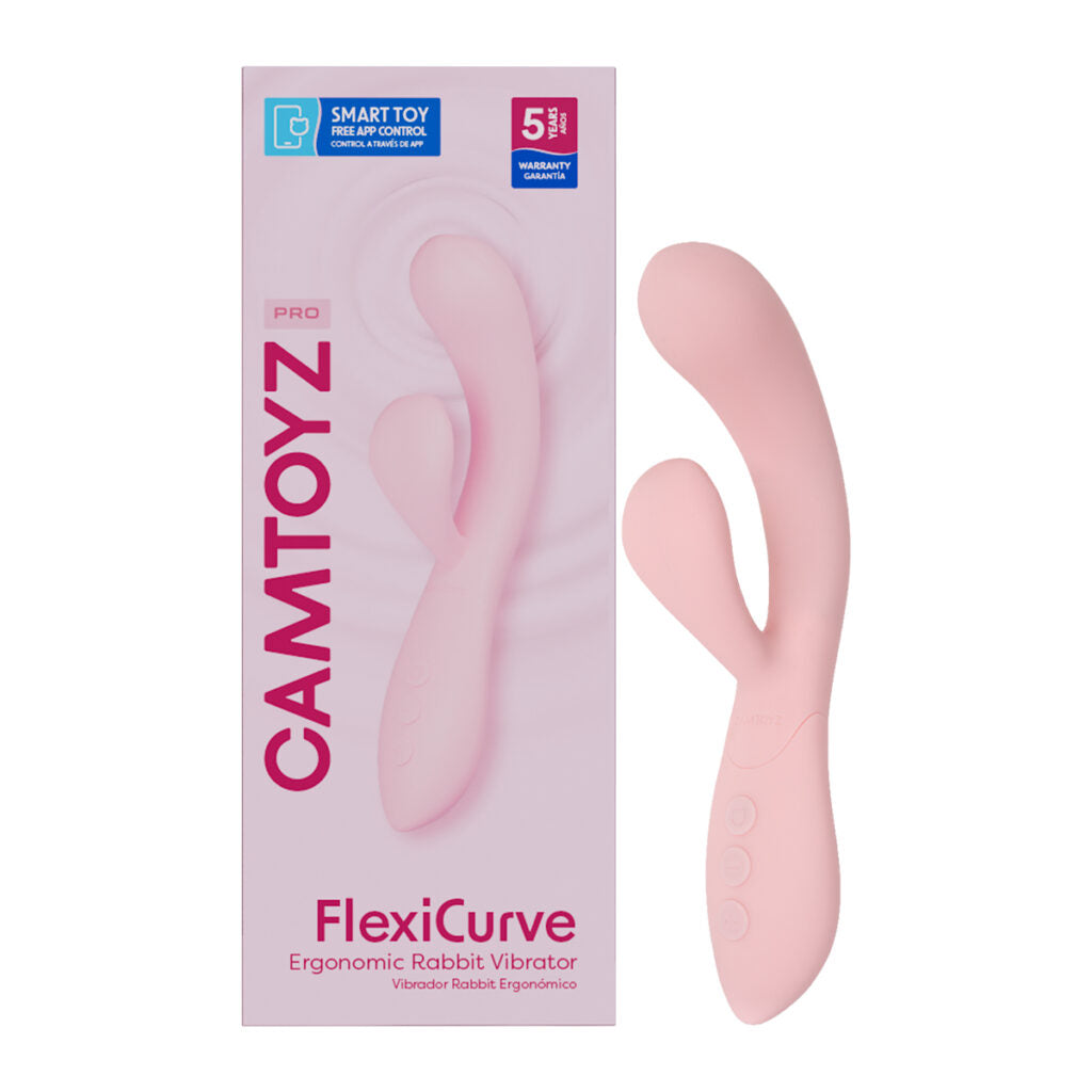 FlexiCurve Vibrador Rabbit Ergonómico con App | Camtoyz