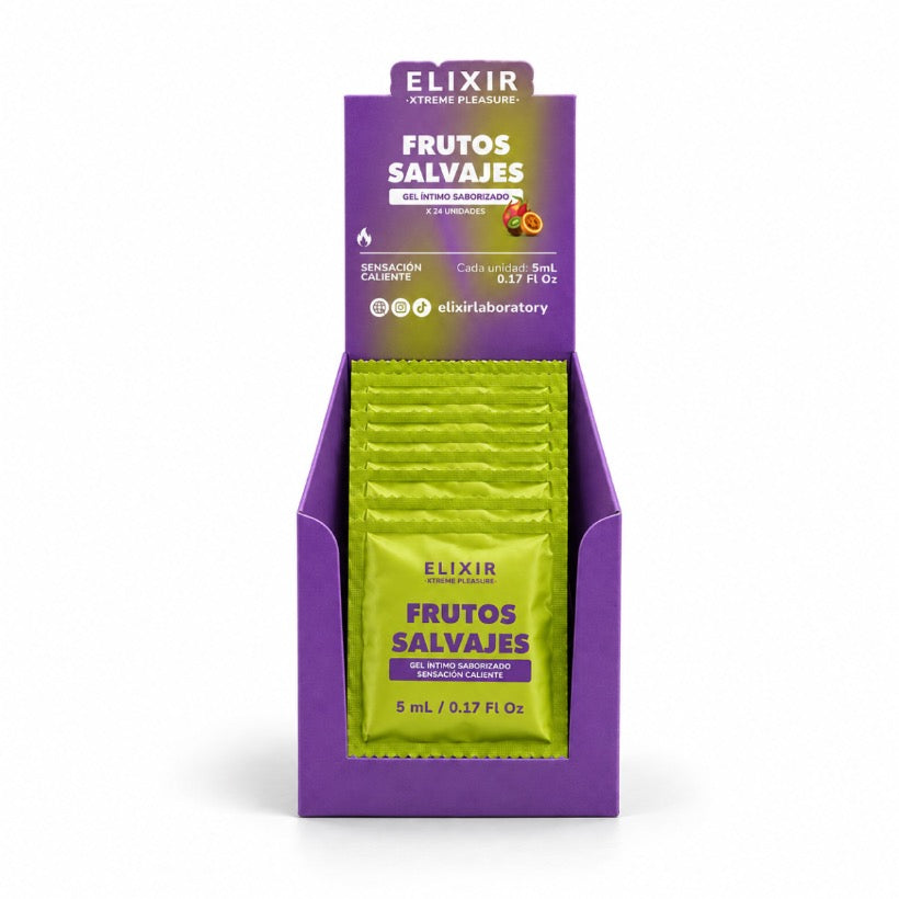 Gel Íntimo Saborizado Frutos Salvajes Elixir – Sachet 5 ml