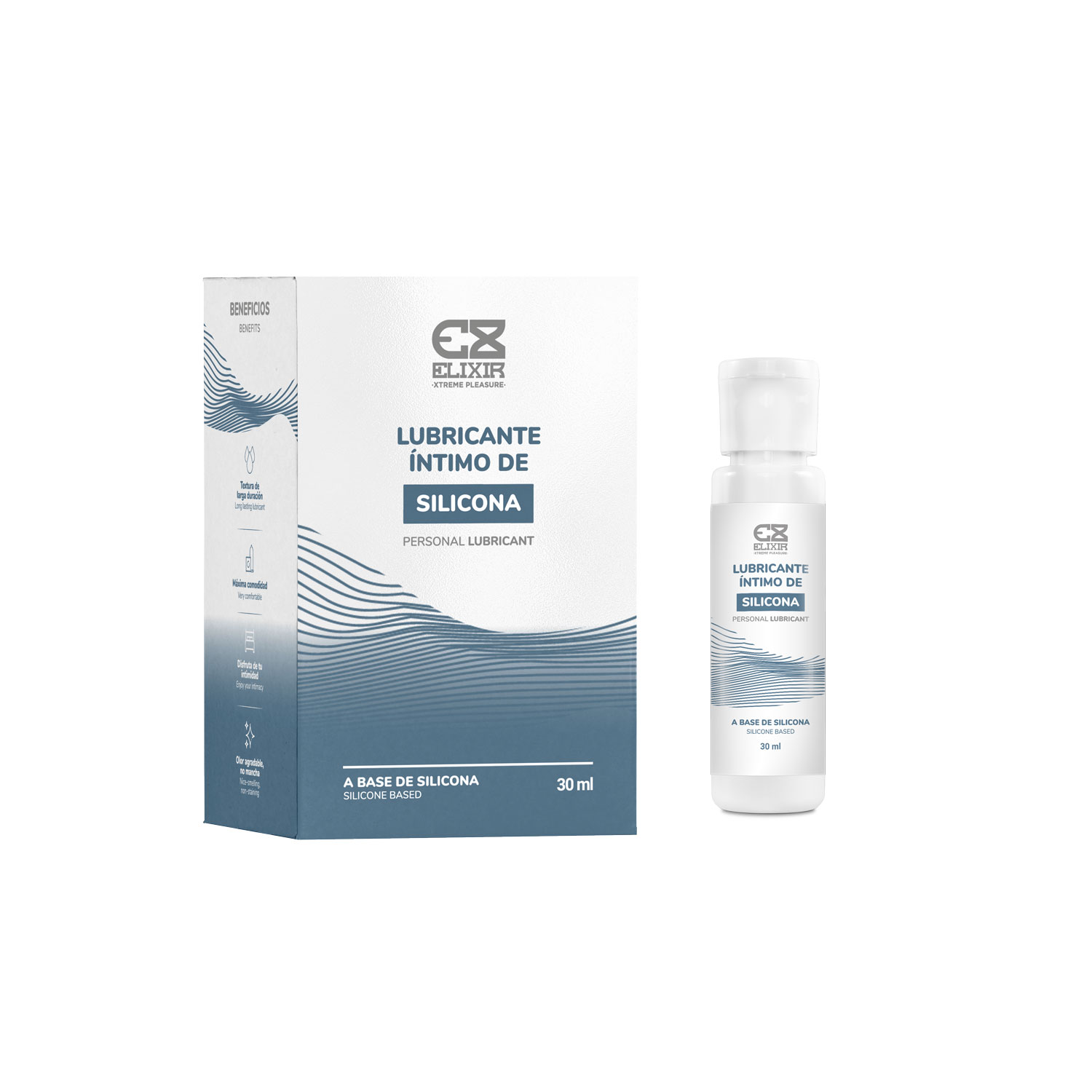 Lubricante Íntimo de Silicona Elixir — Duración Superior & Resistente al Agua