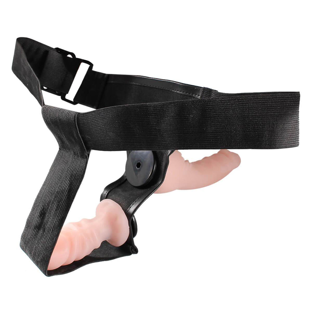 Arnés StrapOn Marky — Double Dong, Correas Ajustables & Placer Sin Fronteras